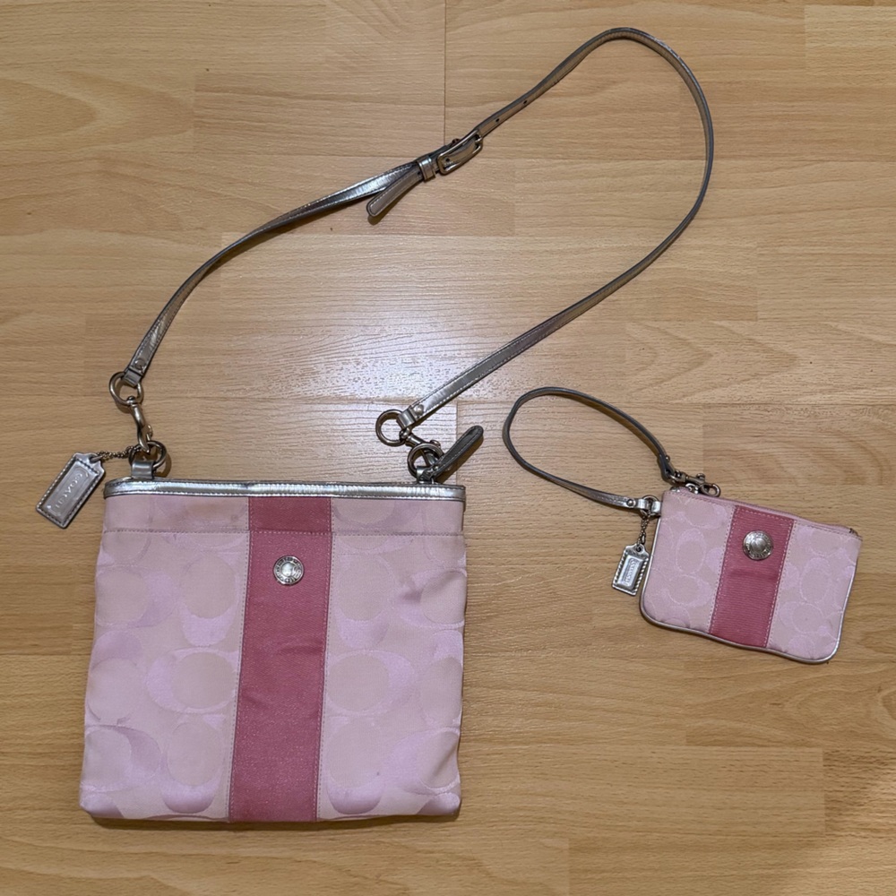 Coach Crossbody Bag and Wristlet